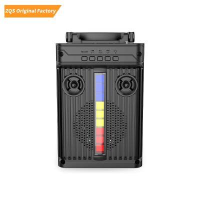 ZQS1453 OEM professional portable 4-inch speaker 8W power wireless bluetooth speaker for outdoor