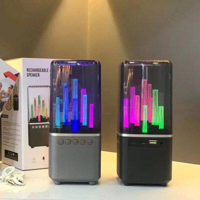 New Arrival Hot Selling TWS 5.0 Bluetooth Speaker Night Light RGB LED Lamp Loudspeaker Surround Soundbar Speaker Outdoor Music photo-6