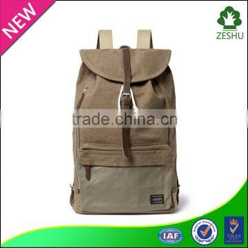 Vintage Men Canvas Knapsack Casual Rucksack travel backpack