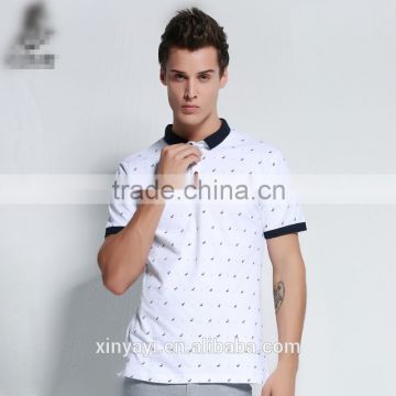 Color combination polo t-shirt/Wholesale bulk polo shirt/Professional garment factory