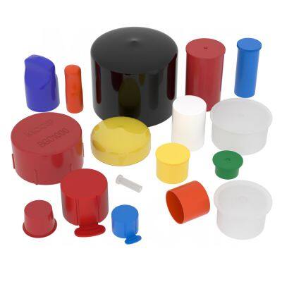 PVC Pipe Covers Round Female Threaded Plastic Dust Cap Copper Aluminum Pipe End Cap
