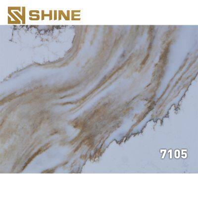 Artificial Quartz Slabs Calacatta Quartz Stone Slab Polished Solid Surface Quartz Slabs photo-4