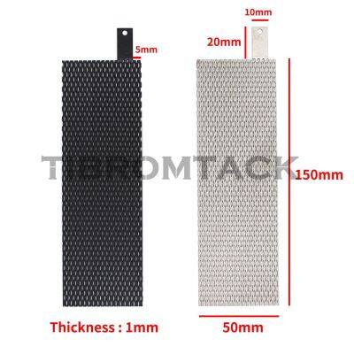 2PCS Electrodes, Titanium Anode Mesh With MMO Ruthenium-Iridium Coating and Cathode Electrolytic Mesh Without Coating for Electrochemical Application photo-3