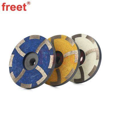Diamond Tools 100mm Resin Filled Grinding Cup Wheels Iron Based for Concrete photo-2
