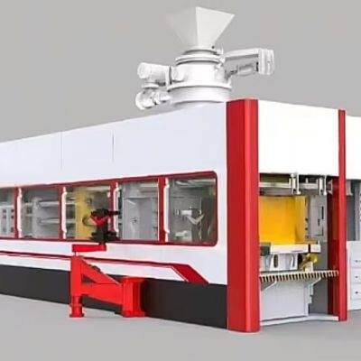 Servo high-precision vertical molding machine