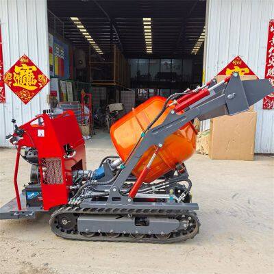 Crawler Type Automatic Feeding 400L Small Concrete Mixer Truck photo-3