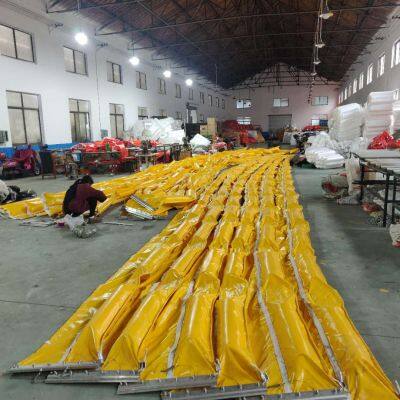 Heavy Duty PVC Oil Containment Boom With Hose Specialized Floating Barrier for Weed Spill Control photo-5