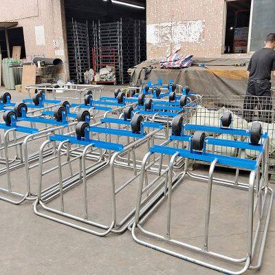 Многоцелевой стальной металлоскладской тележка, складываемая, прочная и адаптируемая для различных отраслей промышленности