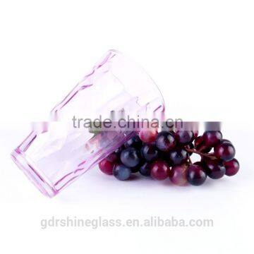 New design Transparent custom 200ml mineral glass water bottle with fruit infuser