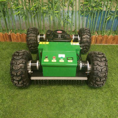 Industrial Single Cylinder Petrol Gas-electric Hybrid 360 Degree Rotation Radio Controlled Weed Cutter 0-6km/h Forward Speed photo-2