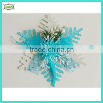 Plastic blue merry christmas 2014 decoration