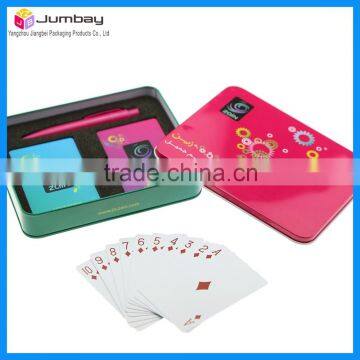 Custom Pure Plastic PVC Playing Cards Gift Set