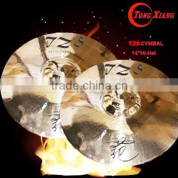 TZS manual cymbal 14hihat