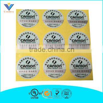 Custom High quaity security lable private lable china factory produce