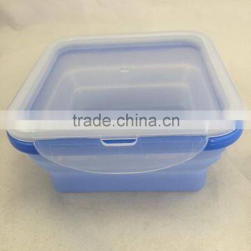 New Shape Practical Produce Silicone Food Storage Box/Silicone Lunch Box