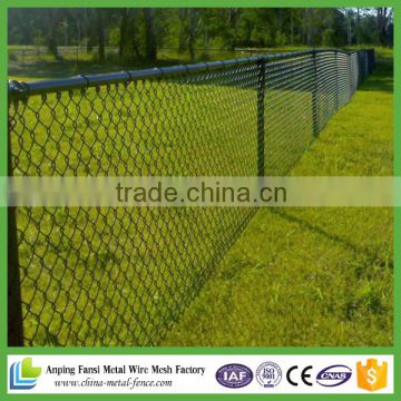 PVC coating black 6 foot chain link fence