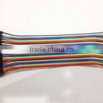 40pcs Colorful Dupont Cable 20cm 2.54mm 1Pin 1P-1P Female to Male Jumper Wire