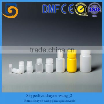 Empty Plastic Sample vial Storage bottle screw cap