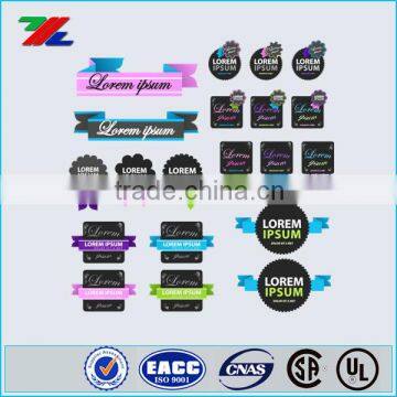 Custom printed colorful print sticker labels