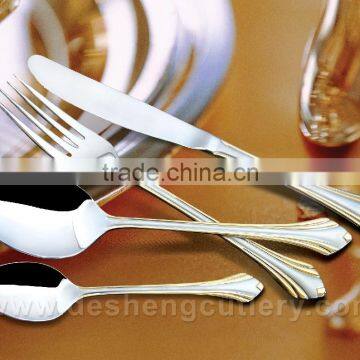 golden cutlery steel kitchen cutlery spoons for mail order