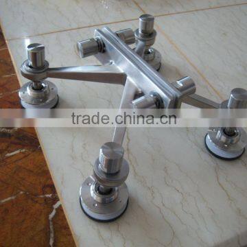 China Huajian beautiful safety clear glass curtain wall spider connector