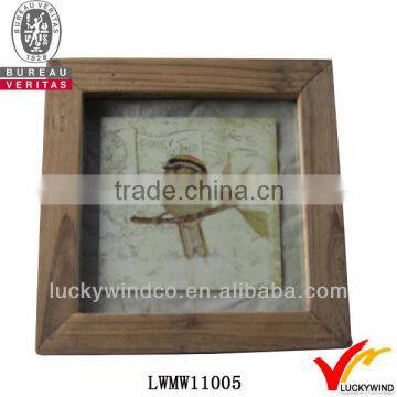 hot selling 2013 products primitive handmade square robin mdf                        
                                                Quality Choice