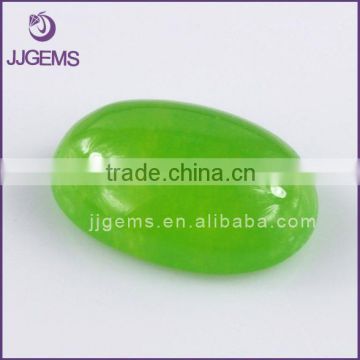 High Quality Wholesale Natural Oval Green Jade Cabochons