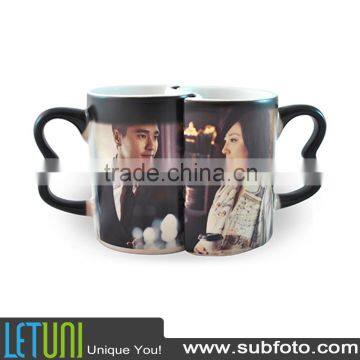 Couples color changing gift mug