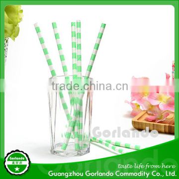 2C Stripped Drinking Straws For 19.7*0.6cm