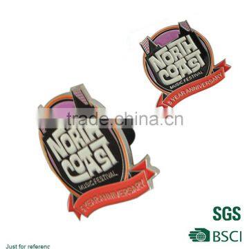 Customized rubber badge Souvenirs Pin Badge