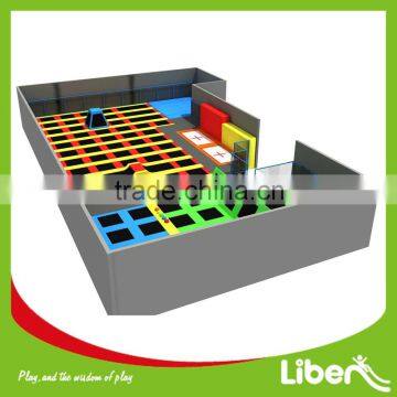 China Customized Size Gymnastic Jumping Indoor Trampoline Park, Airbag Trampoline Park photo-2