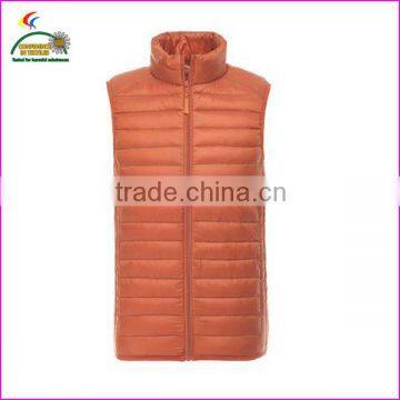 Orange Padded Down Vest