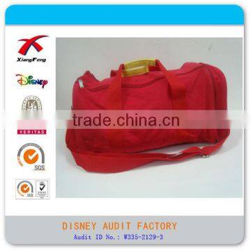 Red Canvas Big Travel Sports Bag