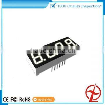 4 digit led display white color for timer LED Display OEM full color seven segment display