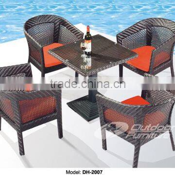 Used outdoor restaurant furniture dining set DH-2007