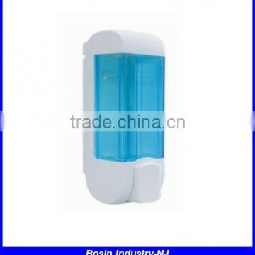 blue body with white cover liquid toilet seat hand sanitizer dispenser