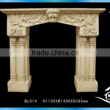 Exquisite Carved Fireplace Mantel photo-4