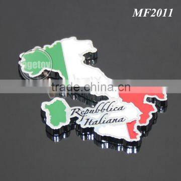 Italy Map Shape Travel Souvenirs Tourist Promotion Custom Metal Fridge Magnet Sticker photo-6