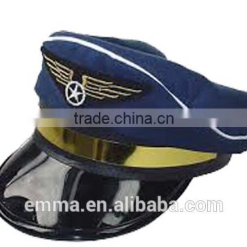 Wholesale party hat good quality airline pilot hats HT2049