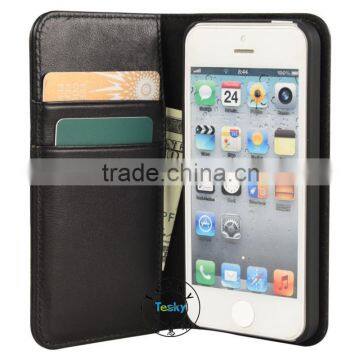 for iphone 5s covers , fancy pu leather wallet case for iphone 5s