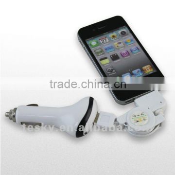 external car charger for iphone 4/iphone 4s