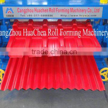 Step Roofing Glazed Tile Roll Making Machine photo-3