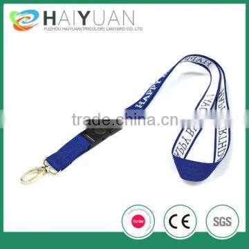 custom woven polyester lanyards with swivel clip