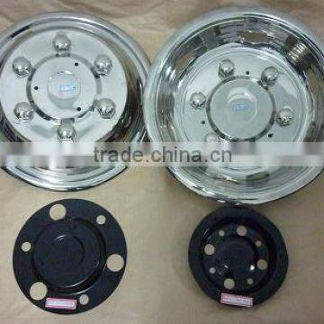 16 stainless steel wheel cover simulator hub cap
