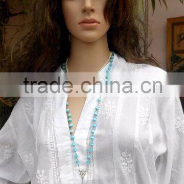 Hand embroidered summer Cotton Tunics