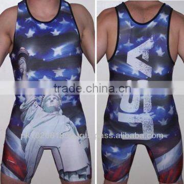 Sublimated Wrestling Singlet/warm up suits/Wrestling wear