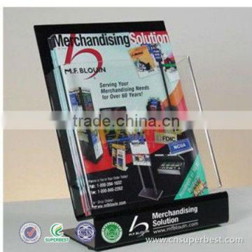 single pocket acrylic brochure holder