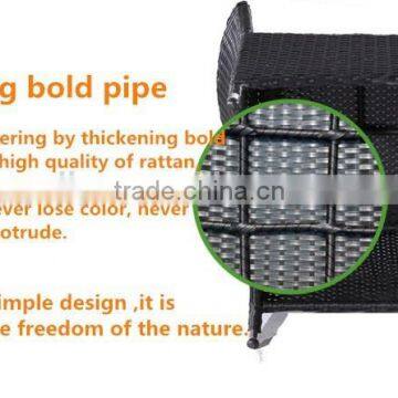 Outdoor Garden Furniture Poly Wicker Rattan Sofa photo-6