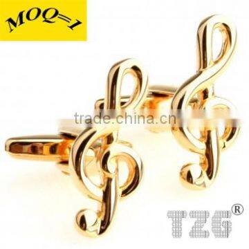 TZG02932 Fashion Cuff Link Music Note Cufflink