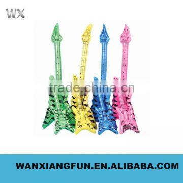 PVC Inflatable Guitar for Kids, Full Printing Kids' Small Inflatable Guitar
